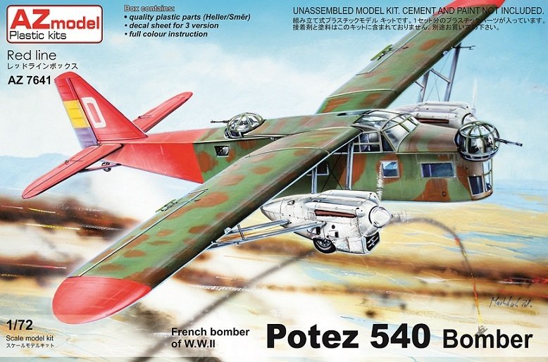 AZ Model AZ7641 Potez 540 Bomber 1/72