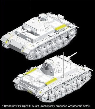 Dragon 6639 Pz.Kpfw.III (5cm) Ausf.G, Sd.Kfz.141, Early Production 1/35 – immagine 2