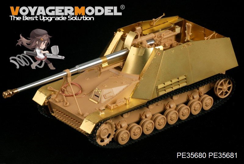 Voyager Model PE35681 WWII German Sd.Kfz. 164 Nashorn Amour Plate/Fenders (For TAMIYA 35335) 1/35 – immagine 3