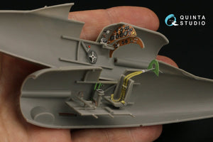Quinta Studio QD48297 Gloster Gladiator MKI 3D-Printed &amp;amp; coloured Interior on decal paper (Roden) 1/48 – imagen 8