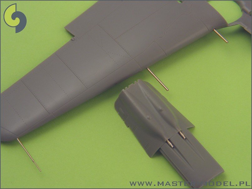 Master AM-48-019 Fw 190 A7, A8 armament set (MG 131 barrel tips, MG 151 barrels, MG 151 fairings) &amp;amp; Pitot Tube 1/48 – immagine 3