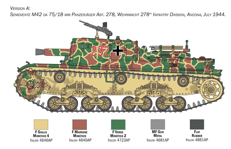 Italeri 6569 SEMOVENTE M42 da 75/18 1/35 – imagen 12