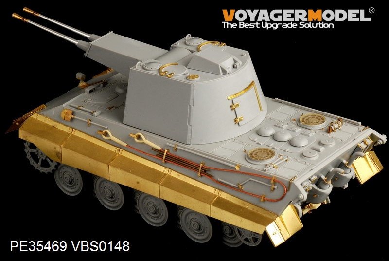 Voyager Model PE35469 WWII German E-75 FlaKpanzer for TRUMPETER 01539 1/35 – immagine 6