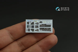 Quinta Studio QDS-48277 F/A-18А 3D-Printed &amp;amp; coloured Interior on decal paper (HobbyBoss)(Small version) 1/48 – immagine 7
