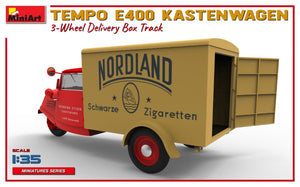 MiniArt 38047 TEMPO E400 KASTENWAGEN 3-WHEEL DELIVERY BOX TRACK 1/35 – immagine 7