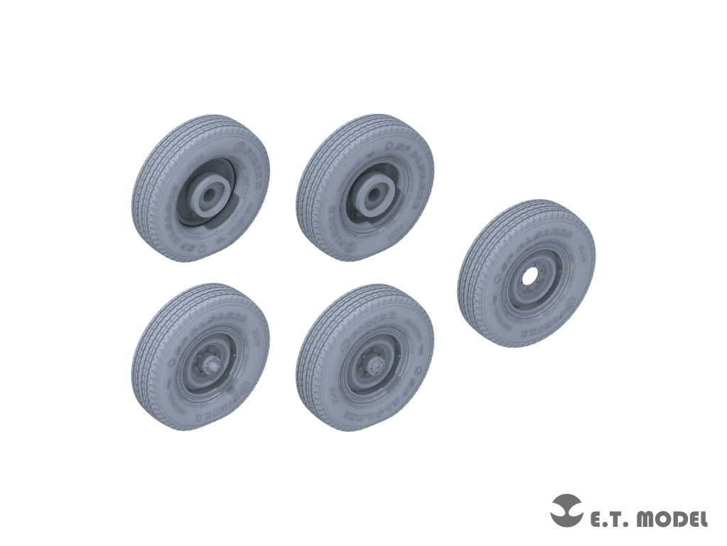 E.T. Model P35-162 PICK UP Truck Sagged Wheels Type.1 1/35 – immagine 2