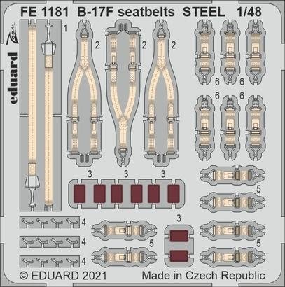 Eduard BIG49298 B-17F part I HK Models 1/48 – immagine 6