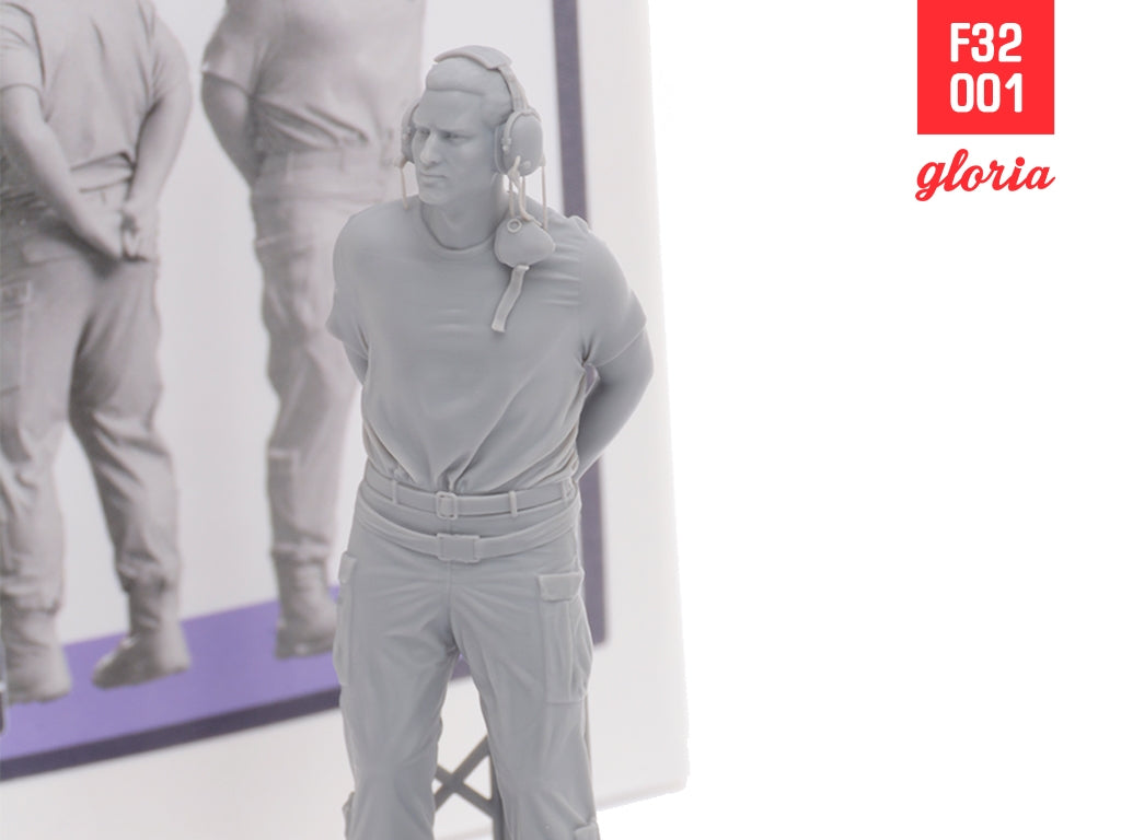 Gloria F32001 Ground Crew US Air Force vol.1 3D Printed Figures 1/32 – zdjęcie 3
