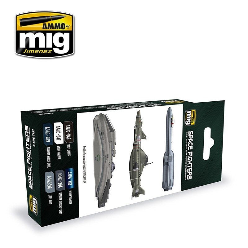 AMMO of Mig Jimenez 7131 SPACE FIGHTERS SCI-FI COLORS 6x17ml – immagine 2