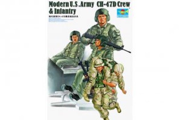 Trumpeter 00415 Modern US Army CH-47D Crew Infantry (1/35)
