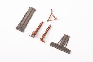 Eduard 6481022 B-17F undercarriage legs BRONZE EDUARD 1/48 – immagine 3