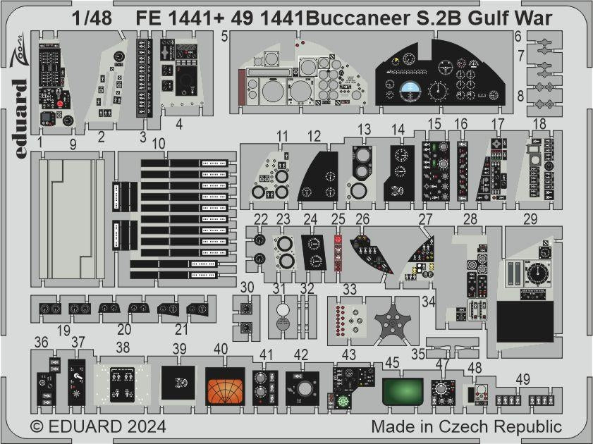 Eduard FE1441 Buccaneer S.2B Gulf War AIRFIX 1/48