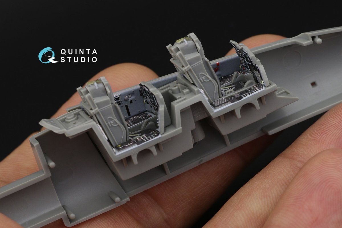 Quinta Studio QD72034 F-15E 3D-Printed &amp;amp; coloured Interior on decal paper (GWH) 1/72 – Bild 8