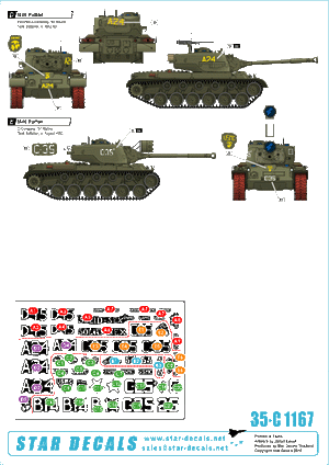 Star Decals 35-C1167 USMC M46 Patton - Korean War 1950-53 1/35 – immagine 2