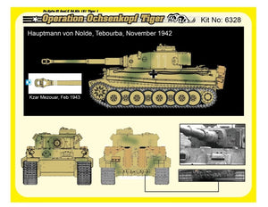 Dragon 6328 WWII German Pz.Kpfw.VI Tiger I Early Production 501 abt Operation Ochsenkopf 1/35 – image 3