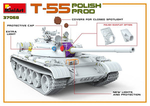 MiniArt 37068 T-55 POLISH PRODUCTION 1/35 – imagen 10