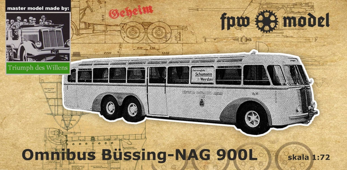 FPW Model TDW014 Triumph des Willens - Bussing-NAG 900L omnibus 1/72