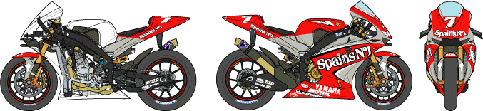 Tamiya 14100 Yamaha YZR-M1 2004 1/12 – imagen 4