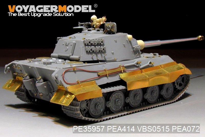 Voyager Model PE35957 WWII German King Tiger (Hensehel Turret) For HOBBYBOSS 84533 1/35 – zdjęcie 15