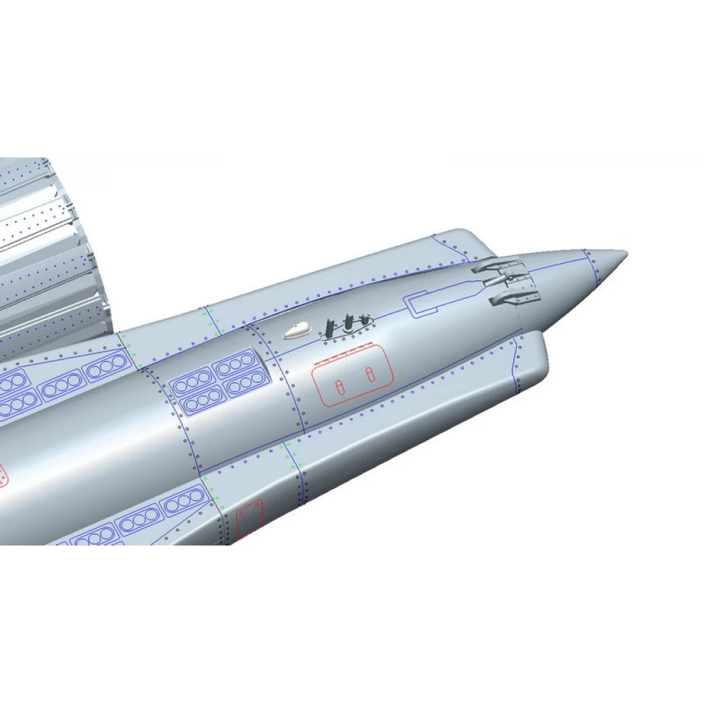 Great Wall Hobby S4818 Su-27 Flanker-B 30th Anniversary Service in China 1/48 – imagen 15