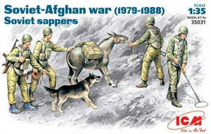 ICM 35031 Soviet Afghan War Sappers (1/35)