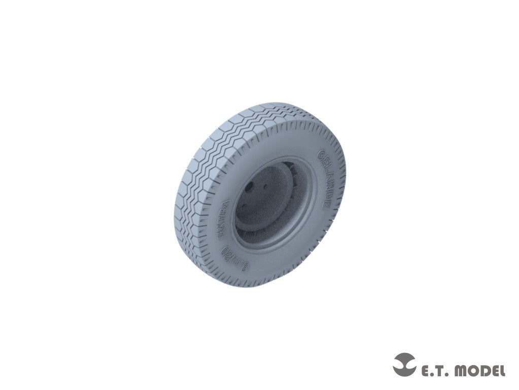 E.T. Model P35-104 WWII German Sd.Kfz.234 Small Diameter Weighted Wheels Type.4 1/35 – Bild 5