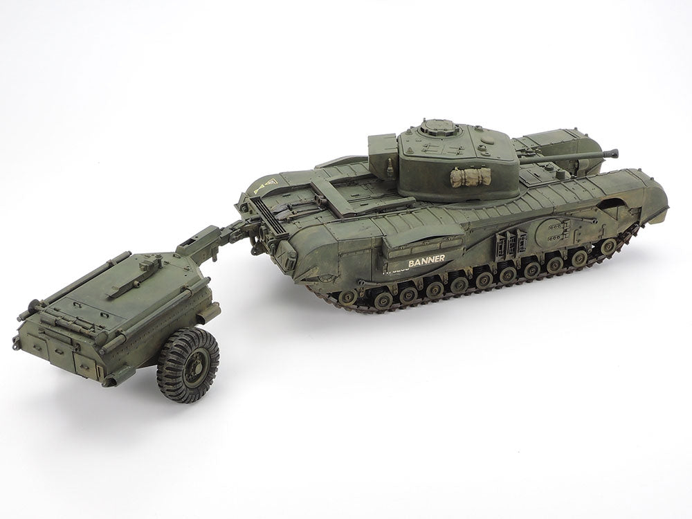 Tamiya 35100 Britisch Churchil Crocodile 1/35 – imagen 2