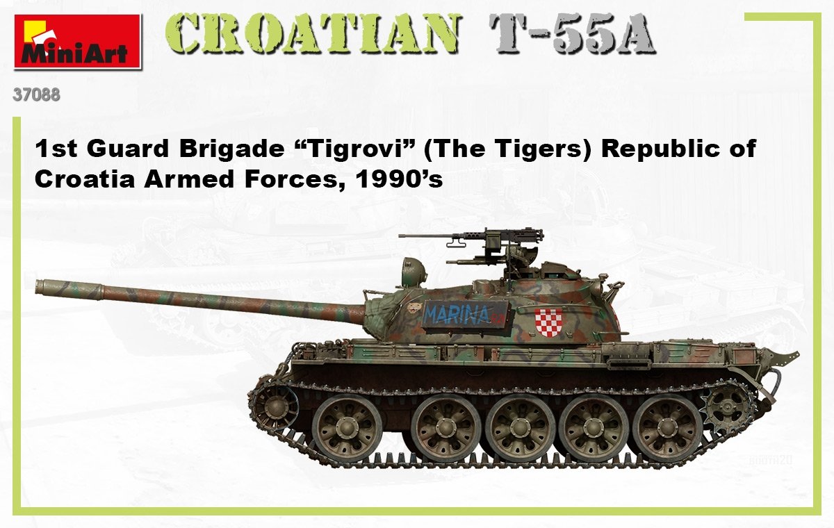 MiniArt 37088 CROATIAN T-55A 1/35 – image 4