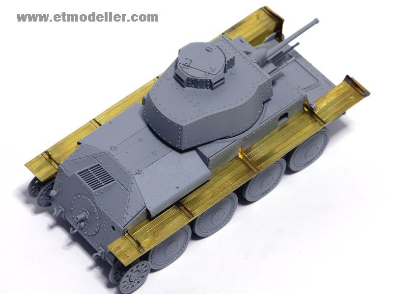 E.T. Model EA35-004 WWII German Pz.Kpfw.38(t) Fender For DRAGON Kit 1/35 – imagen 2