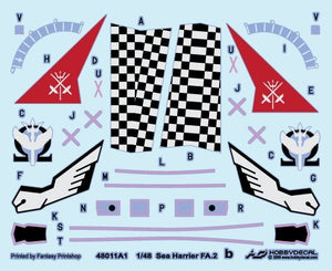 HobbyDecal AL48011V1 Sea Harrier FA.2 1/48 – zdjęcie 3