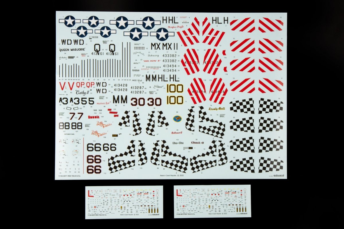 Eduard 11159 RED TAILS &amp;amp; Co. DUAL COMBO 1/48 – immagine 6