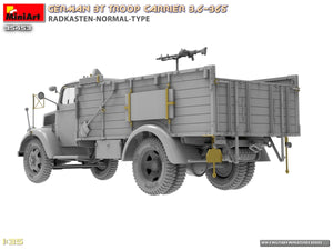 Miniart 35453 German 3t Troop Carrier 3.6-36S Radkasten-Normal-Type 1/35 – immagine 12