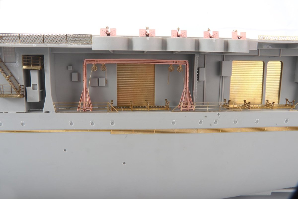 MK1 Design MD-20022 USS CV-6 Enterprise DX with Full Wooden Deck for Trumpeter 1/200 – immagine 4