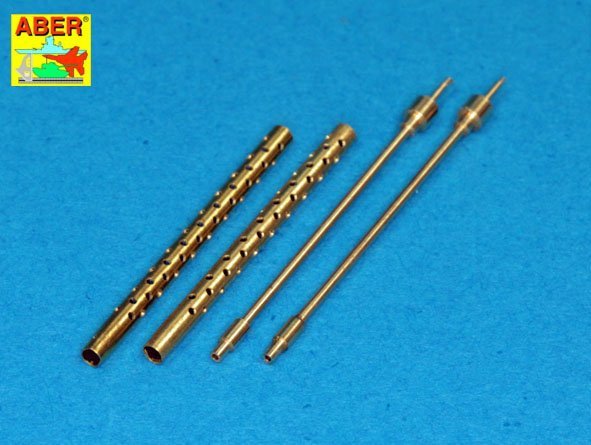 Aber A32013 Set of 2 barrels for 13,2 mm Japanese Type 3 aircraft machine guns used on Mitsubishi A6M5b/c, A6M7, A6M8 1/32