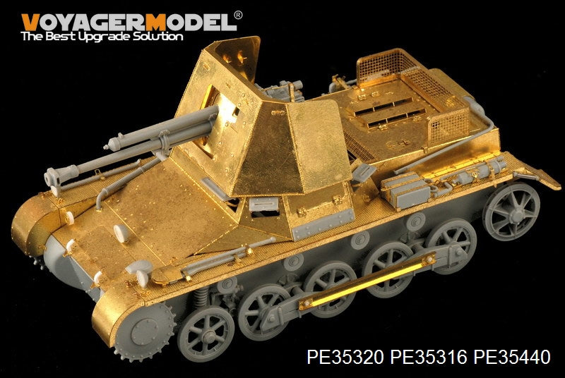 Voyager Model PE35440 WWII German 47mm PaK(t) Panzerjager I basic For DRAGON 6230 1/35 – immagine 2