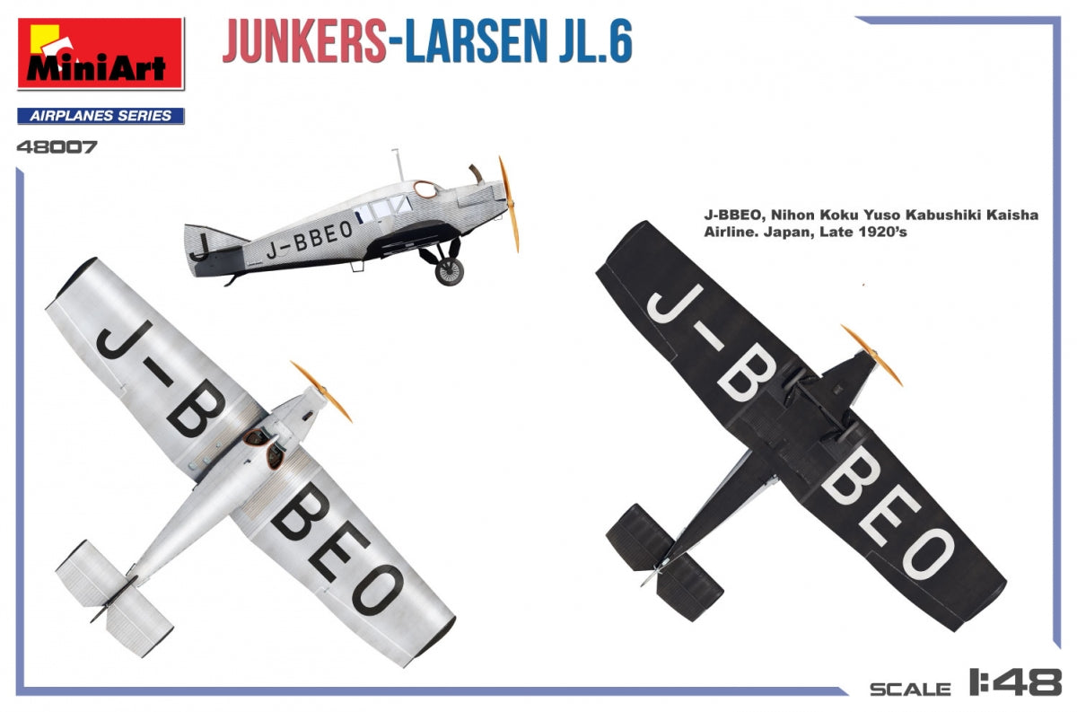 MiniArt 48007 Junkers-Larsen JL.6 1/48 – Bild 6