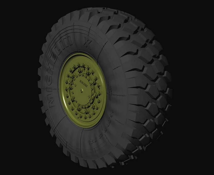Panzer Art RE35-585 Kamaz 53949 “Typhoon” Road wheels 1/35 – immagine 2