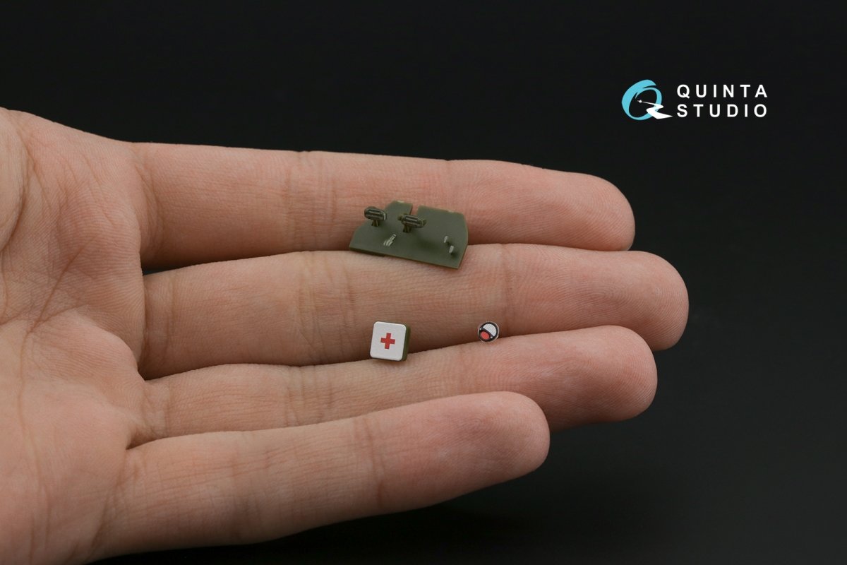 Quinta Studio QD35095 STZ-5 BM-13 3D-Printed &amp;amp; coloured Interior on decal paper (Zvezda) 1/35 – immagine 6