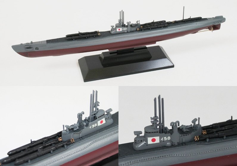 Pit-Road W122 Sous-marin japonais de type I-54, classe I-56 et I-58, échelle 1/700 – image 4