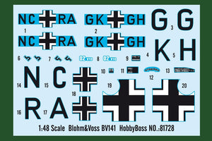 Hobby Boss 81728 Blohm Voss BV-141 1/48 – immagine 3