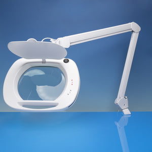 Lampe loupe LED à lentille large Lightcraft LC9100LED-EU avec double variateur