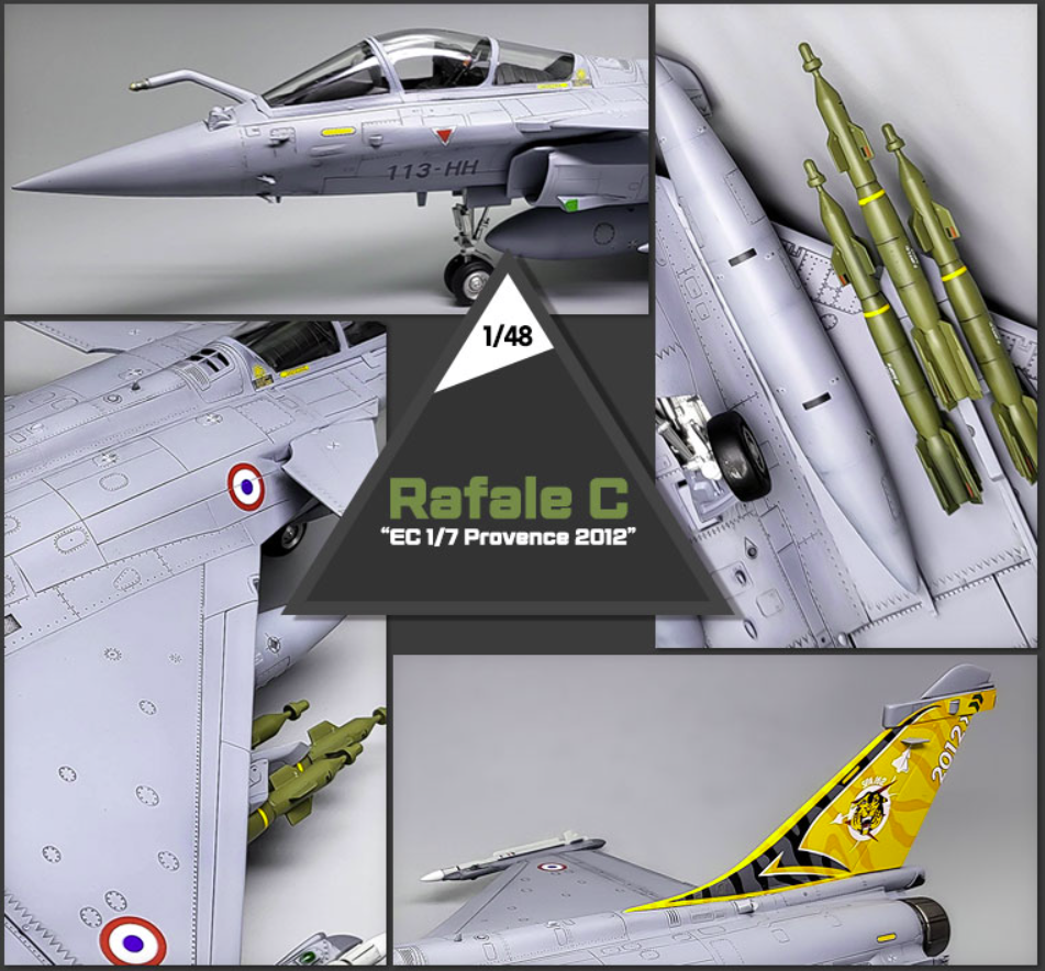 Academy 12346 Rafale C &amp;quot;EC 1/7 Provence 2012&amp;quot; 1/48 – imagen 6