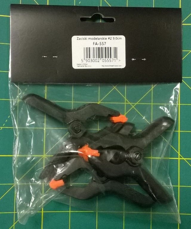 Pinces de modélisme Fine-Art FA-557, 9 cm, lot de 3