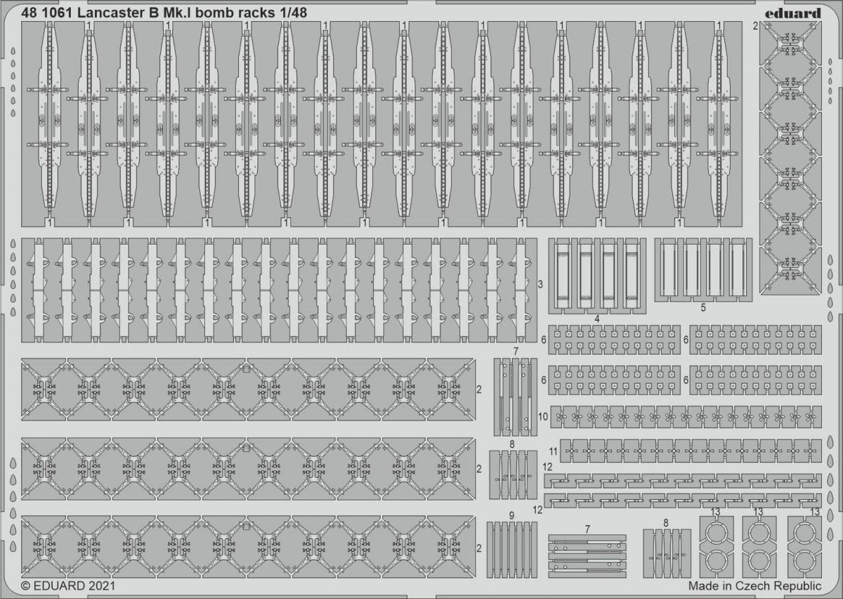 Eduard BIG49308 Lancaster B Mk. I PART II HONG KONG MODELS 1/48 – immagine 3