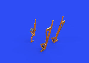 Eduard 648784 P-38J undercarriage legs BRONZE TAMIYA 1/48 – immagine 3