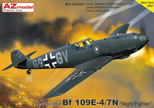 AZ Model AZ7666 Bf 109E-4/7 “Night Fighter” 1/72