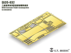E.T. Model EA35-032 WWII German TIGER I Stowage Bin 1/35 – imagen 5