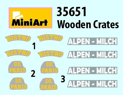 MiniArt 35651 WOODEN CRATES 1/35 – imagen 2