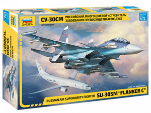 Zvezda 7314 Chasseur de supériorité aérienne russe SU-30SM « FLANKER C » 1/72