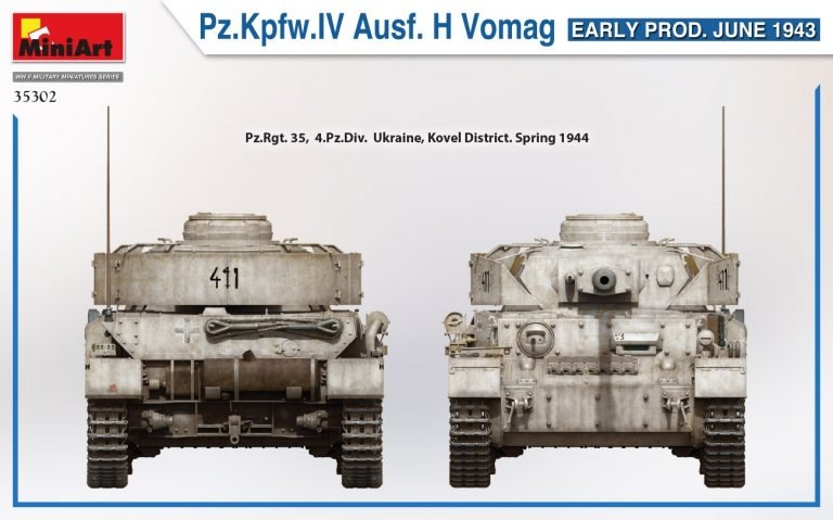 MiniArt 35302 Pz.Kpfw. IV Ausf. H Vomag 1/35 – immagine 3